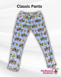 2024 Happy Holidays Human Pajamas Sets (Pants & Matching top)