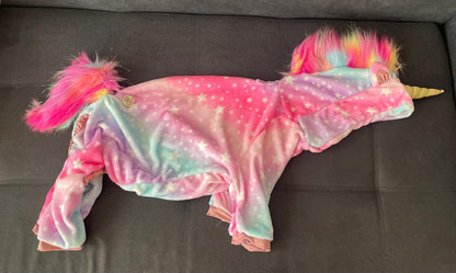 Luxury Fleece Unicorn Dog Costume