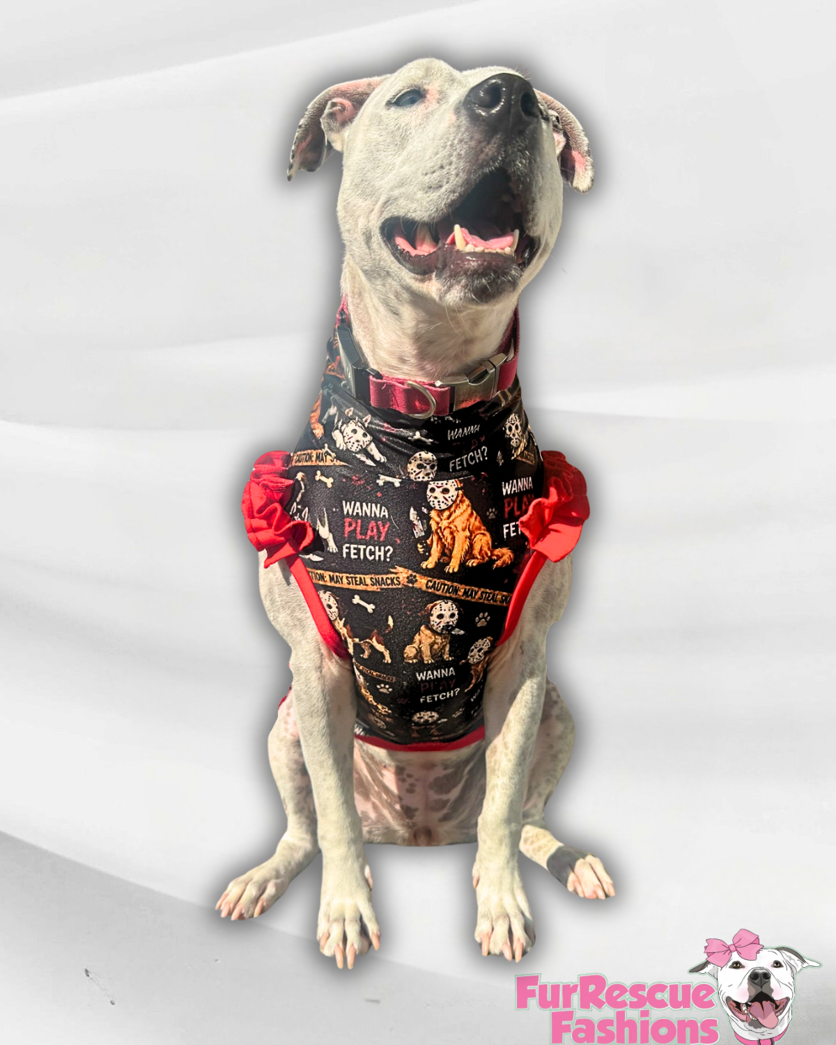 2026 Fall & Halloween Dog Shirt With Ruffles (AVAILABLE IN ANY PRE-ORDER PATTERN)