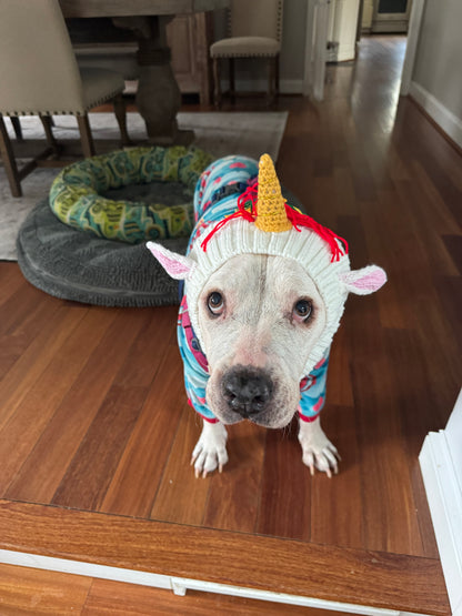 Unicorn Cozy Dog Snood