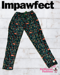 Impawfect Oh Deer Unisex Human Pajamas Sets (Pants & Matching top) in Velvety Fleece No