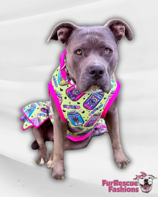 2026 Spring Dog Dress With Ruffle / With Sleeves or Sleeveless (Available in any pattern) (Copy)