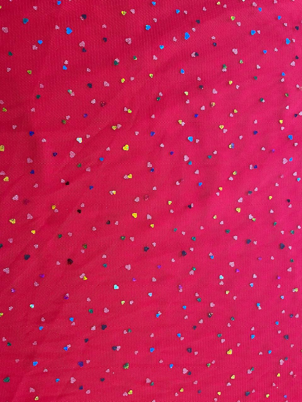 Sparkly Hearts Valentine Dog Tutu