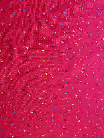 Sparkly Hearts Valentine Dog Tutu