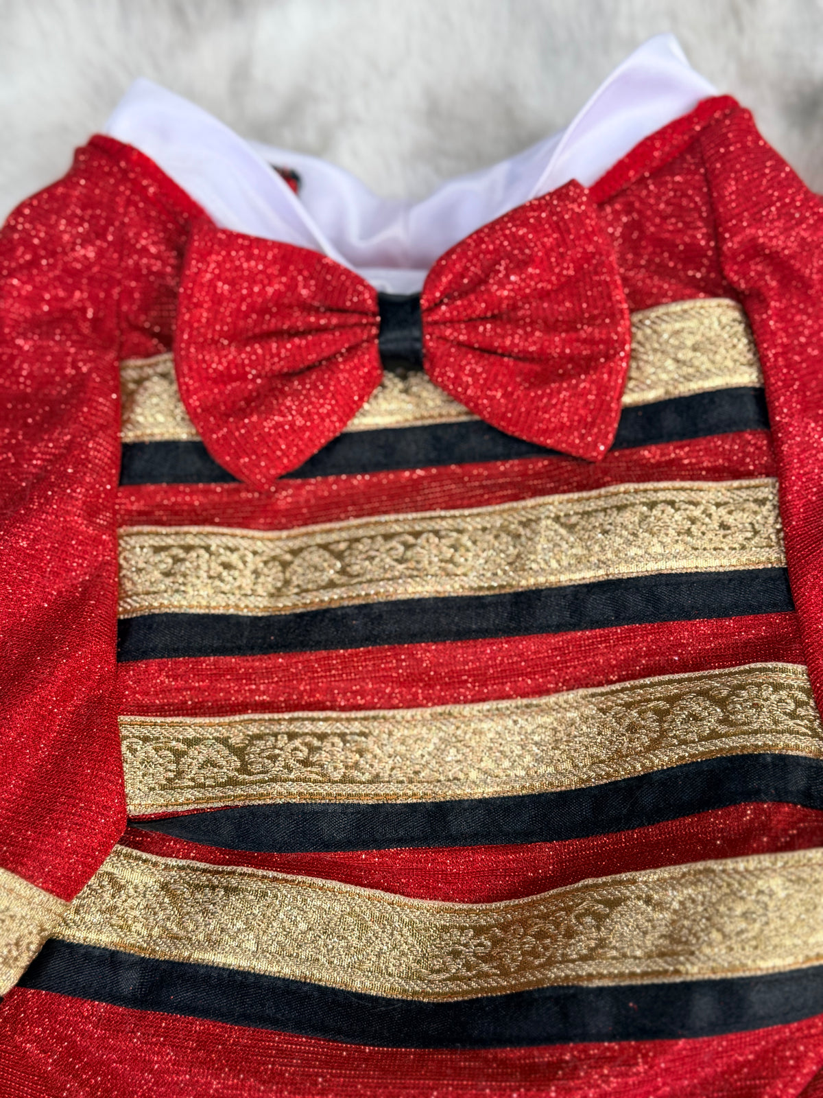 Nutcracker Couture Bow Tie Dog Shirt
