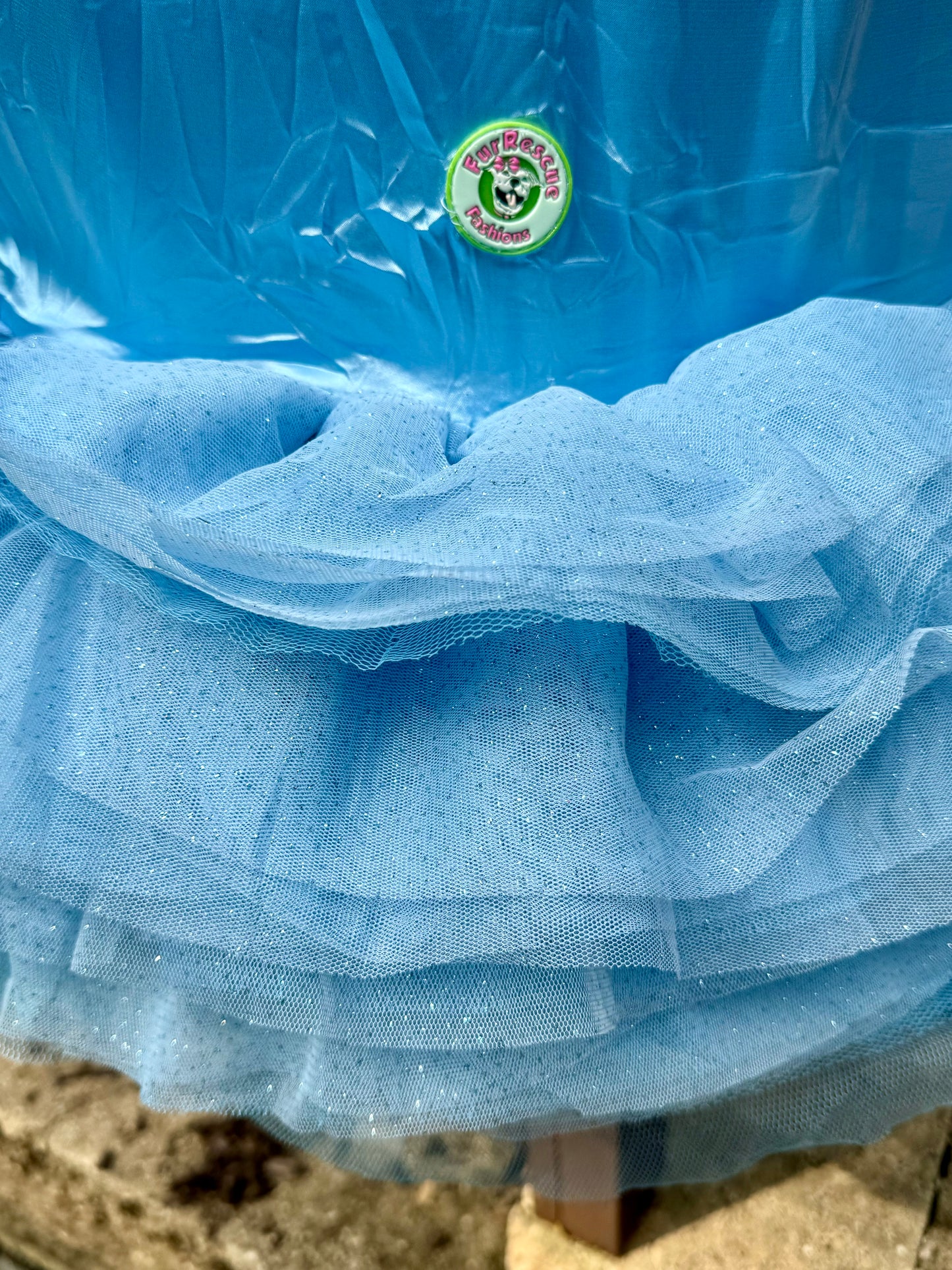 Dusty Blue Tutu Dress