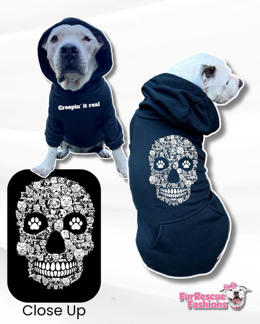 Skull Squad Dog Hoodie