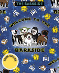 Welcome To The BarkSide - PAWJama with Yellow Trim & Neck