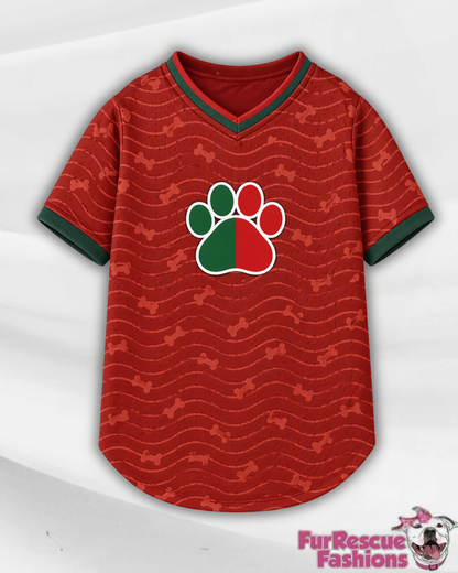 Portugal Dog Jersey or Ruffle Dress – Soccer Cup 2026 | Custom Pet Soccer Shirt ⚽️🐾