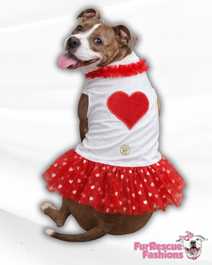 Lover girl Dog Tutu Dress (Available in 3 colors)
