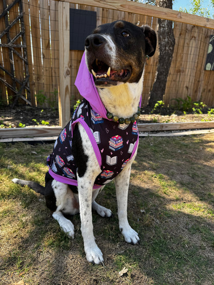 Study Buddy Pajama with Lavender Neck & Trim/Sleeves