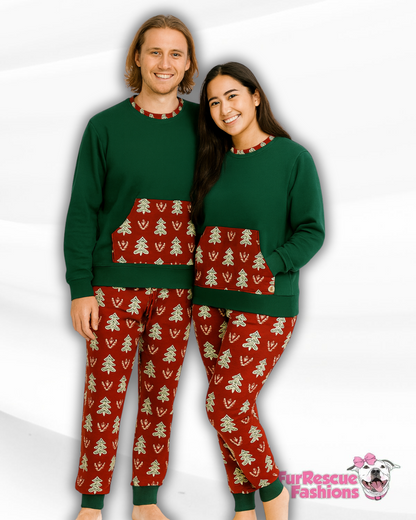 2025 Get Merry - Christmas Human Pajamas Sets (Pants & Matching top) - Available in any pattern from the preorder