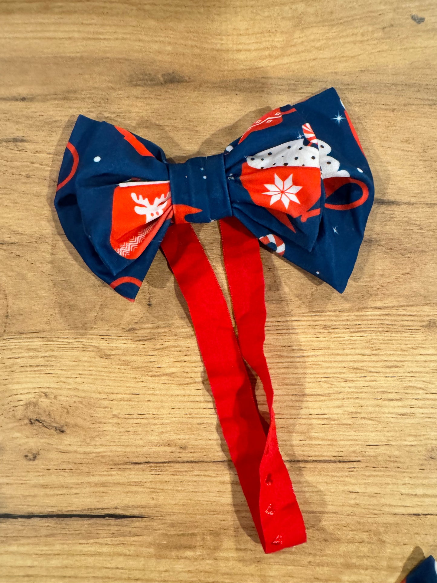 Christmas Doggie Bow Headband (Different colors available)