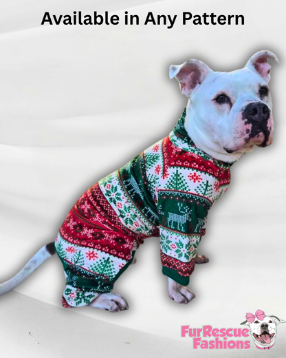 2026 Christmas in July 4 Legged PAWjamas with Turtle Neck (Available in any pattern)