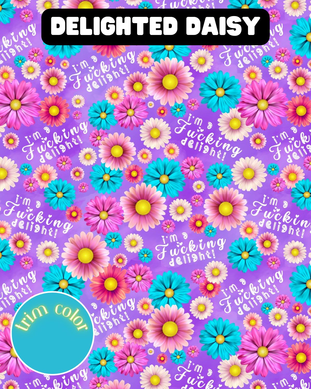Delighted Daisy Dog Shirt/Dress/4-Legged PAWjama (UV50 Fabric)