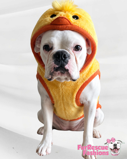 Luxury Fleece Baby Duck Dog Costume