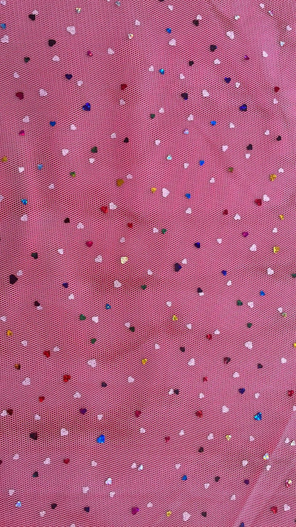 Sparkly Hearts Valentine Dog Tutu