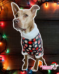 Point Me To Christmas - PAWjama with White Neck & Trim/Sleeves
