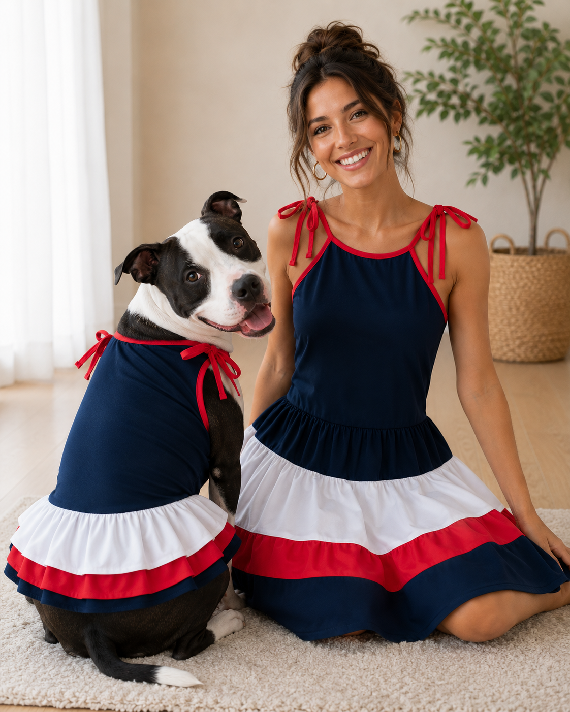Americana Sweetheart Human Dress