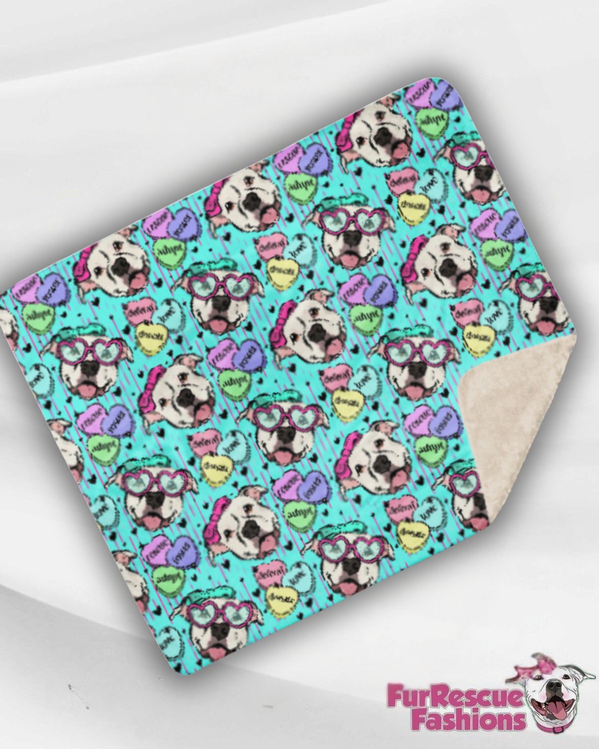 Cielo’s Legacy Throw Blanket With Sherpa Lining (Choose your pattern)