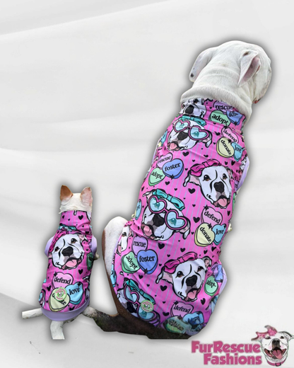 Cielo’s Legacy - Pink Pajama with Lavender Neck & Trim/Sleeves