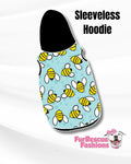 Bumblebees Dog Pajama with Black Neck & Trim/Sleeves