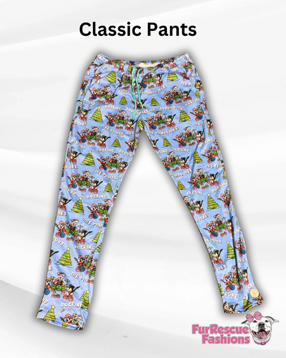 2024 Happy Holidays Unisex Human Pants (Available in any pattern)