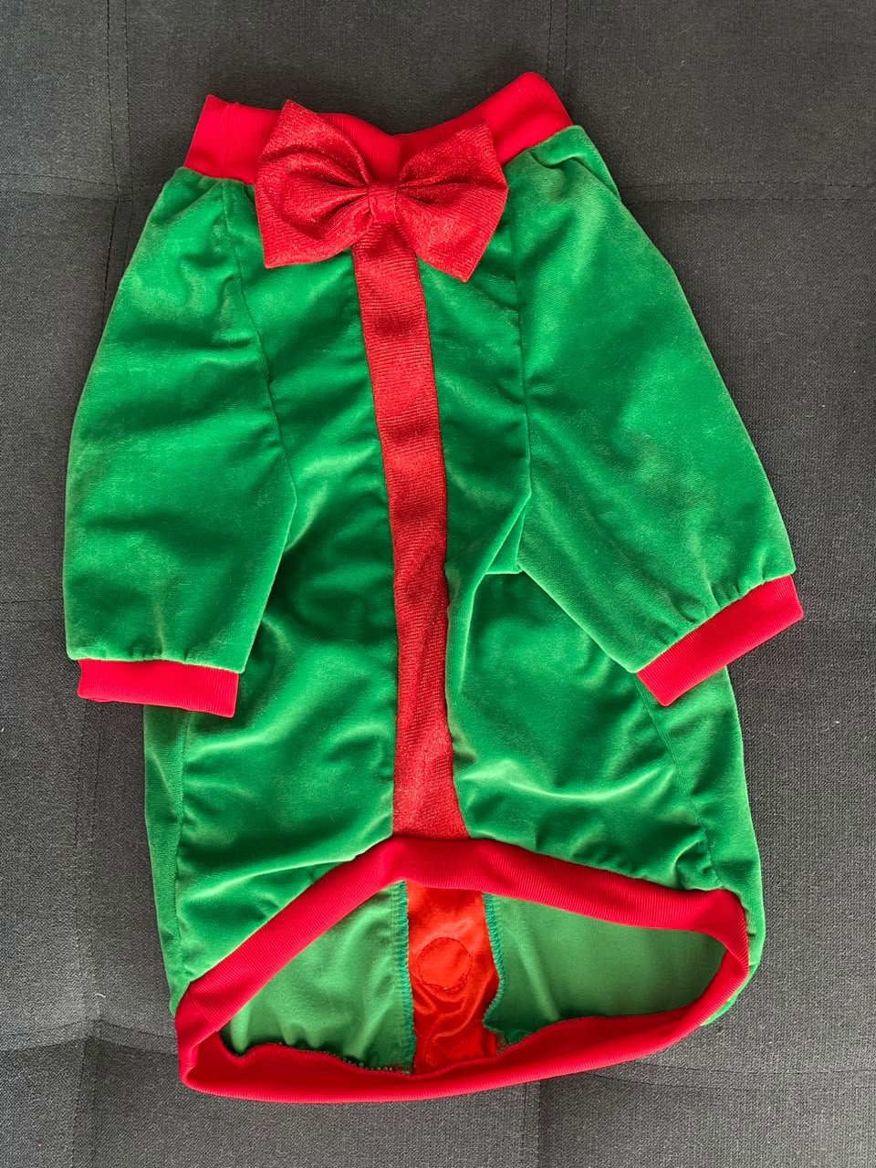 Christmas Gift Bow Dog Sweater
