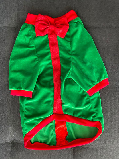 Christmas Gift Bow Dog Sweater