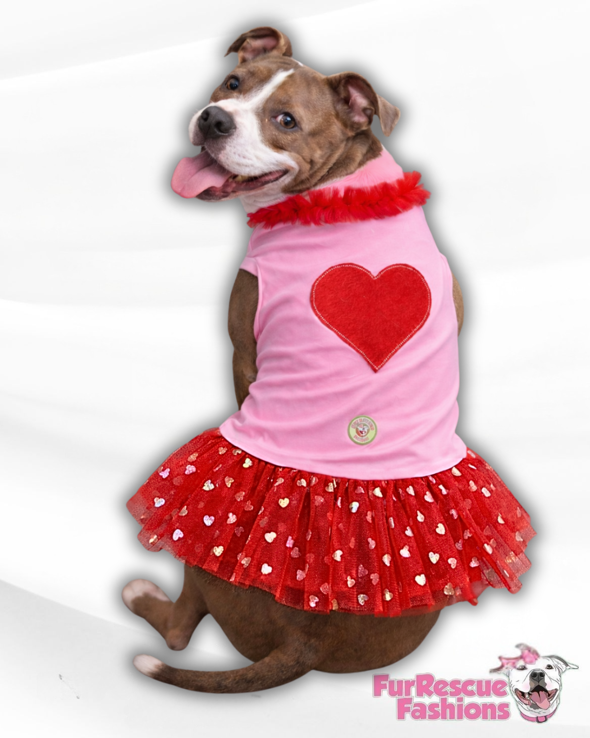 Lover girl Dog Tutu Dress (Available in 3 colors)