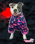Land Of Love - PAWjama with Pink Neck & Trim/Sleeves