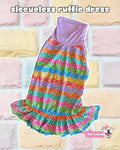 Rainbow Glitter - PAWjama with Lilac Neck & Trim/Sleeves