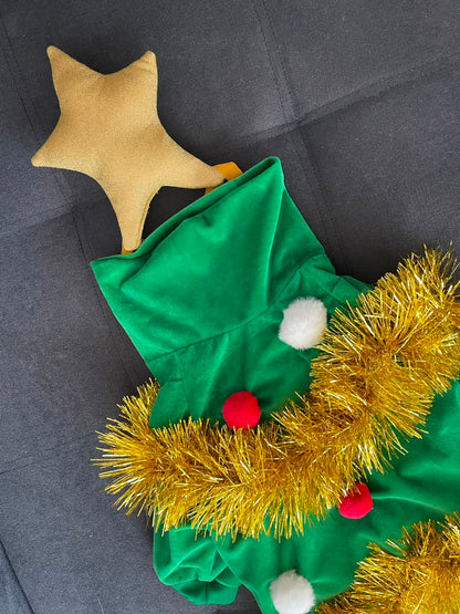 Christmas Tree Dog Outfit