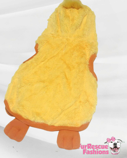 Luxury Fleece Baby Duck Dog Costume