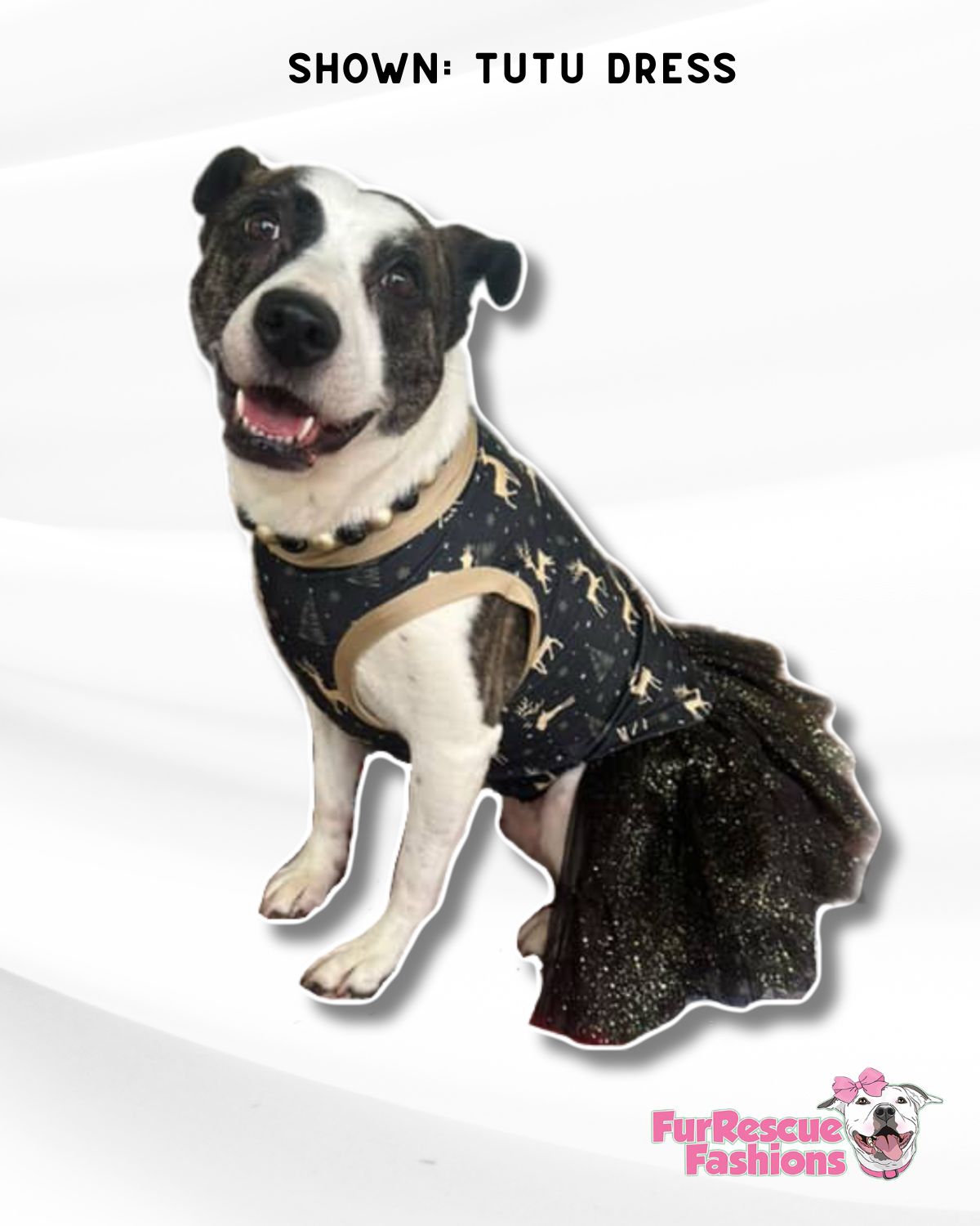 2025 Christmas in July Dog Tutu Dress (AVAILABLE IN ANY PATTERN FROM T –  FurRescue Fashions