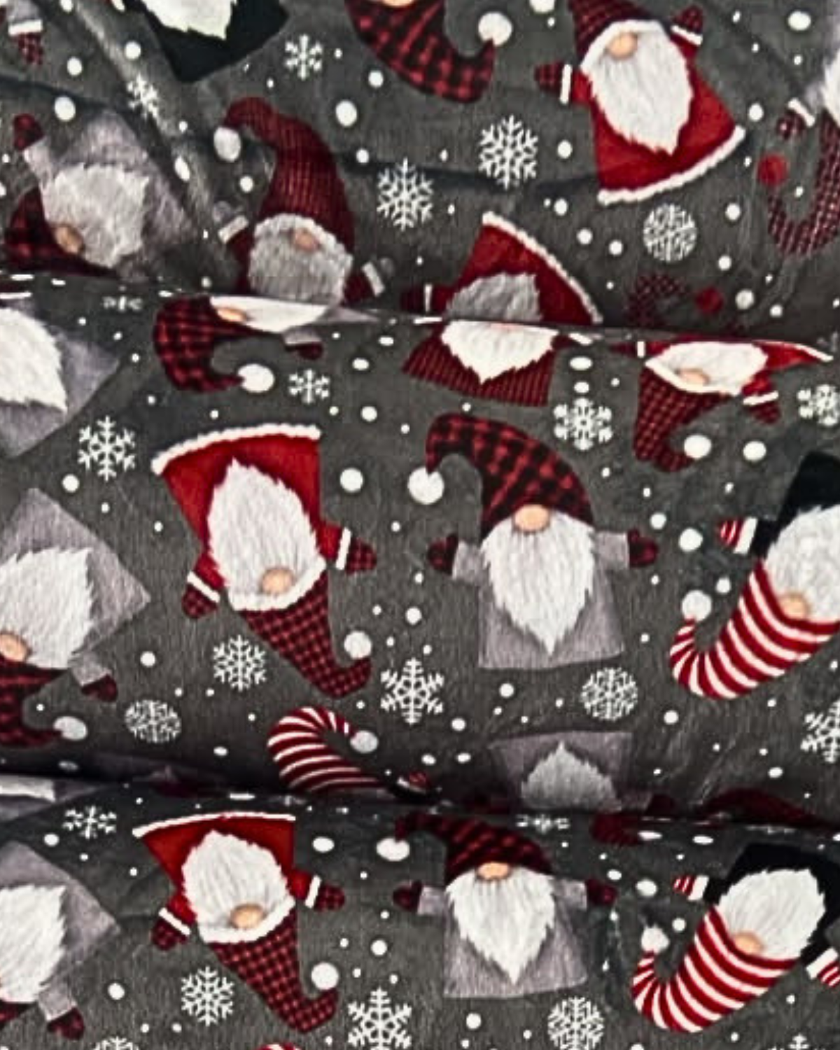 Gnome for the Holidays Ultra-Luxe - Dog Pajama with Red Neck & Trim/Sleeves