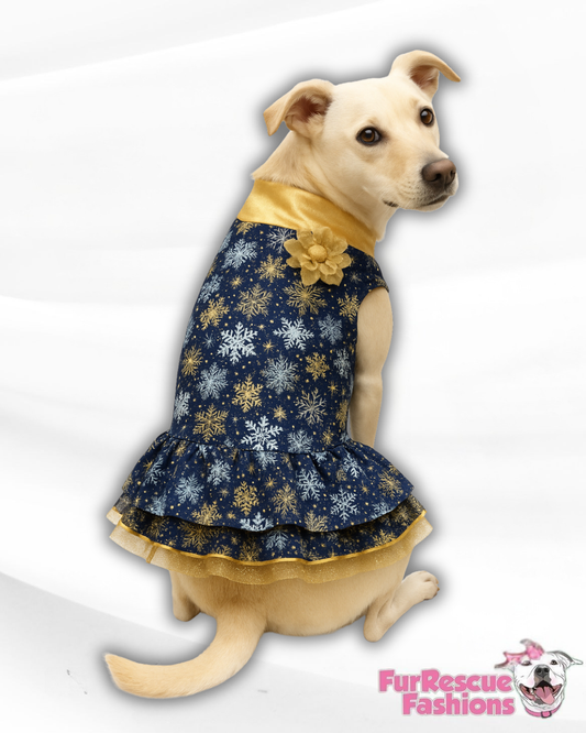 2025 Winter Wonders Fancy Ruffle Dress (Available in any pattern from this preorder)