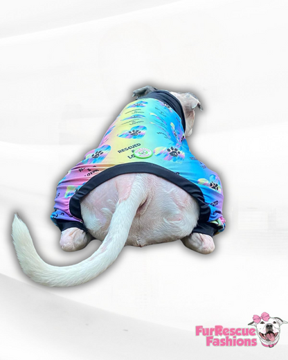 7th Anniversary 4 Legged PAWjamas with Turtle Neck (Available in any pattern)