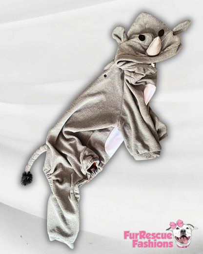 Rhino Dog Costume