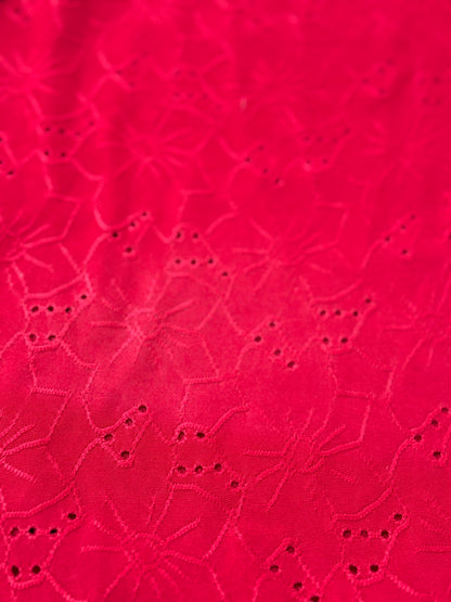 Cozy Poinsettia Ruffle Dog Shirt (sleeves or sleeveless)