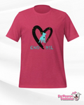 End BSL & Love Pitties Heart Human Unisex T-shirt