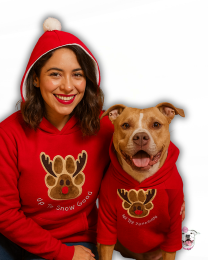 Rudolph Is Up To Snow Good Dog Hoodie
