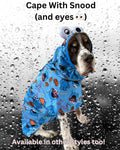 Cookie Monster Rain Jacket With Eyes - Cape - Vest