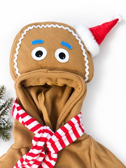 Sugar & Spice Gingerbread Christmas Dog Costume