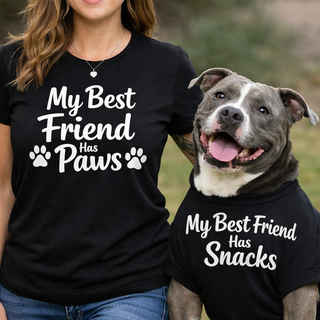 My Best Friend Has Paws Unisex T-Shirt