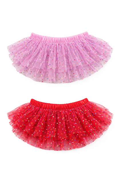 Sparkly Hearts Valentine Dog Tutu