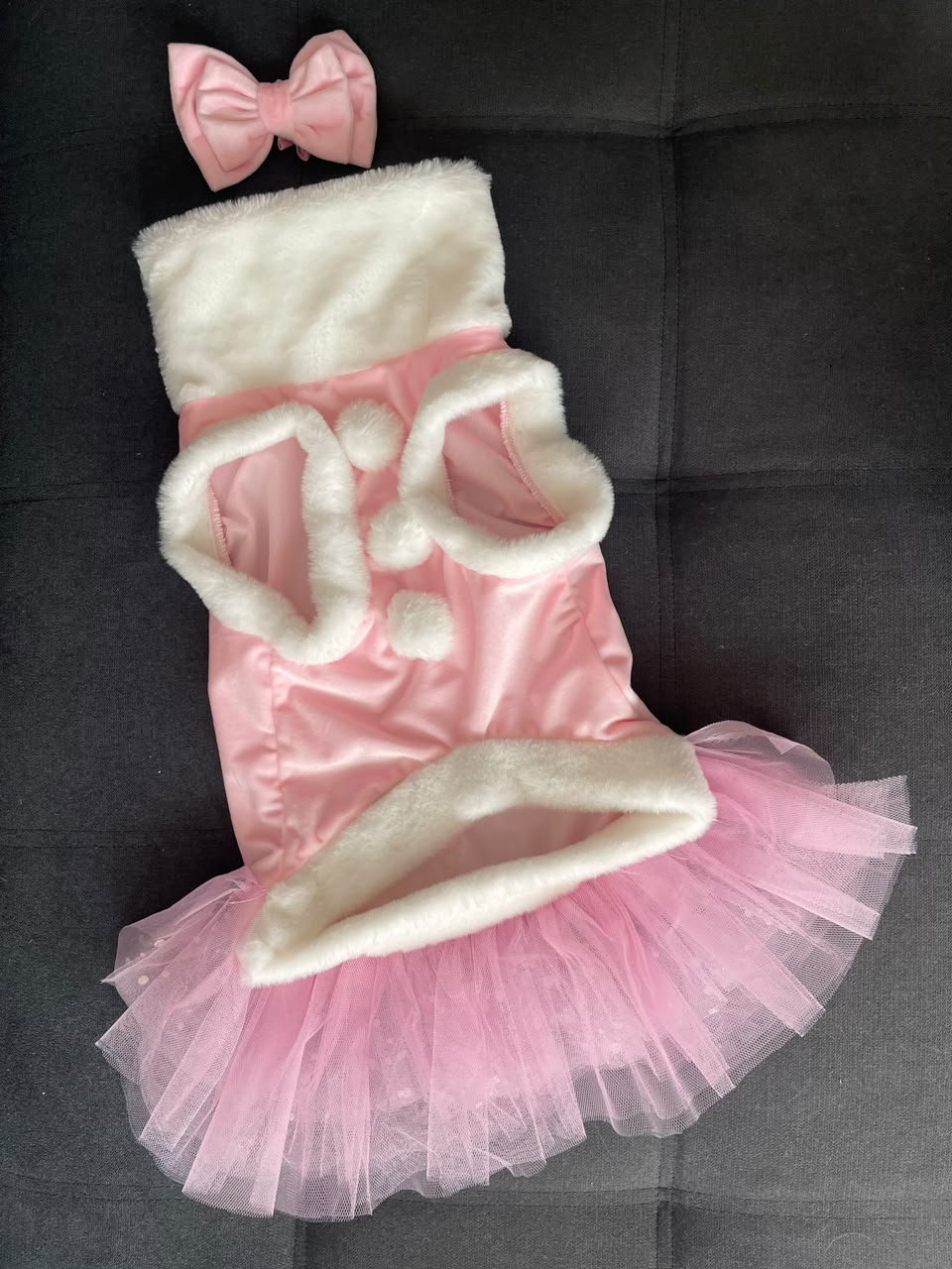 Blush Santa Belle Dog Dress