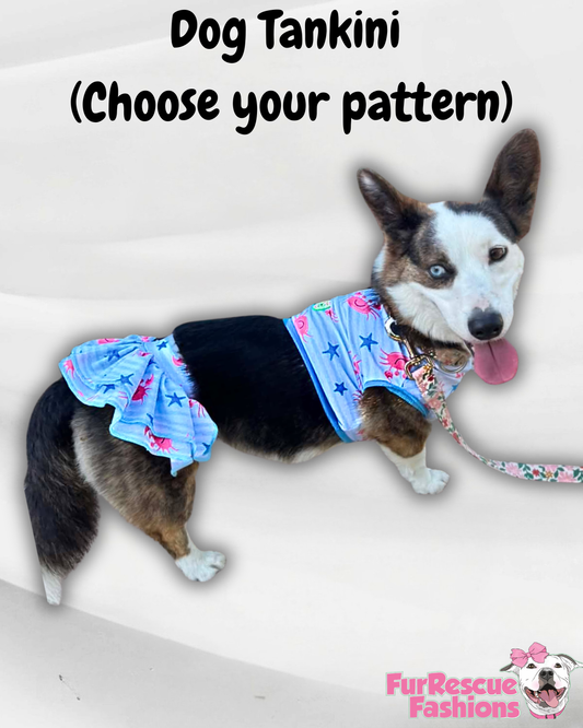 Dog Tankini (AVAILABLE IN ANY PRE-ORDER PATTERN)