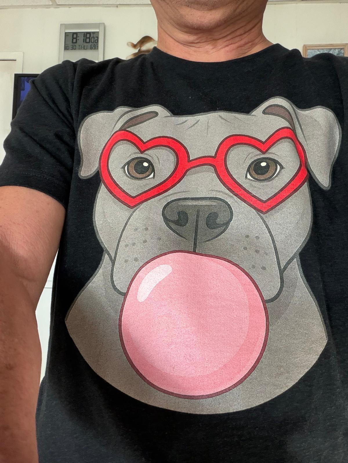 Chews You Forever Dog Pajama with Pink Neck & Trim/Sleeves