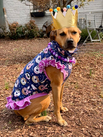 2026 Spring Dog Shirt With Ruffles On the Booty (AVAILABLE IN ANY PRE-ORDER PATTERN)